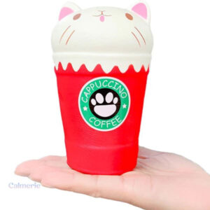 Jouet squishy en forme de cappuccino à collectionner
