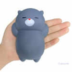 Figurine squishy chat, souple et mignonne pour la détente