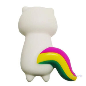 Variété de squishies chat licorne, ludique et amusant
