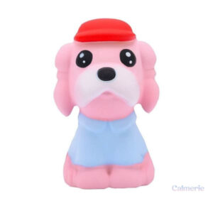 Squishy chien kawaii, jouet anti-stress mignon