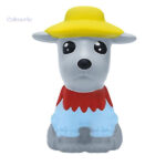 Jouet squishy chien, parfait pour se détendre et jouer
