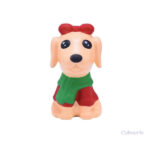 Squishy doux en forme de chien, accessoire ludique et amusant