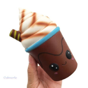 Doux squishy chocolat chaud, parfait pour la détente