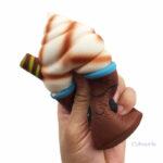 Jouet squishy chocolat chaud, idéal pour la collection