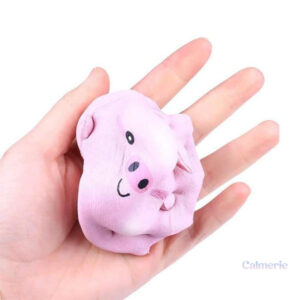 Jouet squishy cochon kawaii, idéal pour la détente