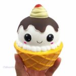 Variété de squishy cupcake en couleurs vives et attrayantes