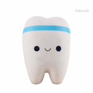 Squishy dent coloré, parfait pour les collectionneurs
