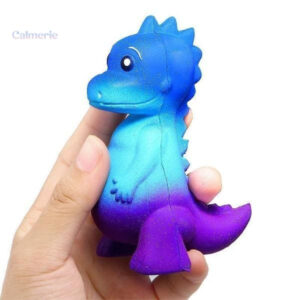 Jouet squishy dinosaure avec motif galaxie fascinant