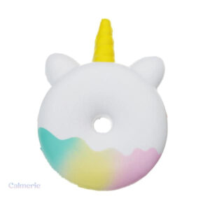 Jouet anti-stress squishy donut licorne coloré et mignon