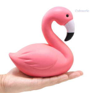 Jouet squishy flamant rose, idéal pour se détendre