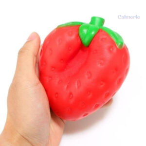 Variété de squishy fraise, idéal pour la réduction du stress