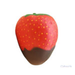 Squishy Fraise Chocolat en forme de fruit