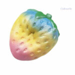 Accessoire anti-stress, squishy fraise multicolore pour enfants