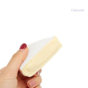 Jouet squishy en forme de fromage pour une détente amusante