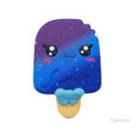 Squishy crème glacée galaxie colorée