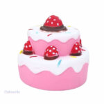 Squishy gâteau en forme de pâtisserie douce et moelleuse