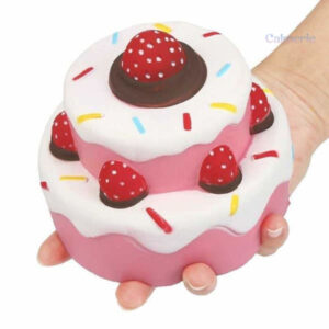 Variations de squishy gâteau colorées et amusantes à collectionner