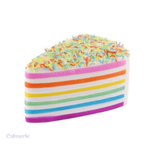 Squishy gâteau arc en ciel, jouet anti-stress doux et mignon