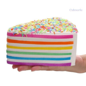 Gâteau arc en ciel squishy, parfait pour la détente et le plaisir