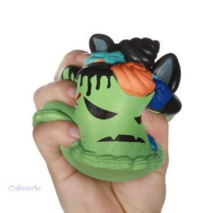 Gâteau squishy décoré pour Halloween, doux au toucher
