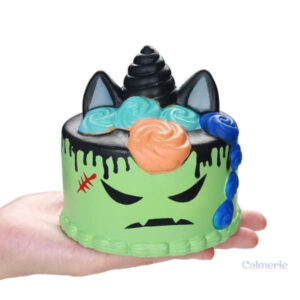 Jouet squishy Halloween en forme de gâteau, anti-stress