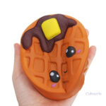 Squishy Gaufre en forme de dessert amusant