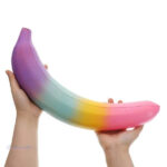 Banane squishy multicolore, parfait pour se détendre