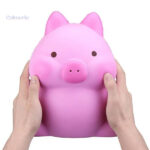 Jouet squishy cochon géant, doux et moelleux