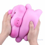 Cochon squishy géant, parfait pour la détente