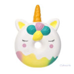 Squishy géant donut licorne coloré et amusant