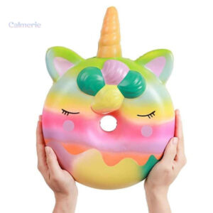 Donut licorne squishy, idéal pour la détente et le fun