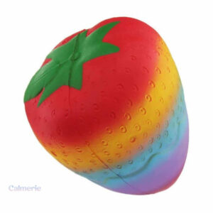Variété de squishy fraise aux couleurs vives