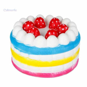 Squishy géant en forme de gâteau, doux et relaxant