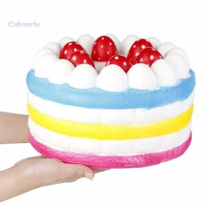 Jouet squishy gâteau géant, idéal pour la détente