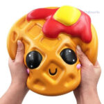 Gaufre squishy géant doux et moelleux