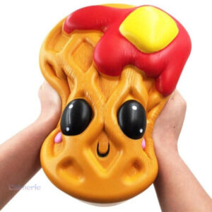 Squishy gaufre géante pour une expérience relaxante