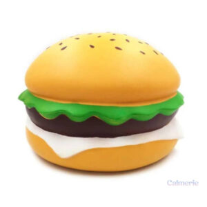Squishy géant hamburger, jouet anti-stress ludique