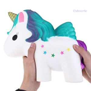 Licorne squishy géant avec design kawaii adorable