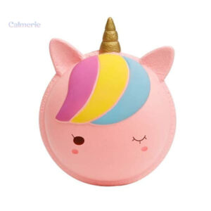 Squishy géant macaron licorne coloré et moelleux