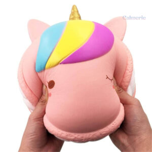 Jouet squishy macaron licorne pour une détente ludique