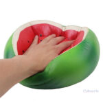 Accessoire de détente squishy géant, motif pastèque