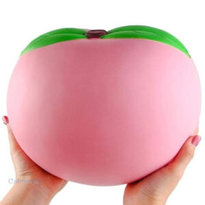 Jouet squishy géant, motif de pêche, idéal pour la détente