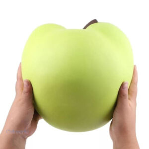 Pomme squishy géante, idéale pour la détente et le jeu