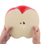 Accessoire squishy pomme, amusant et apaisant à manipuler