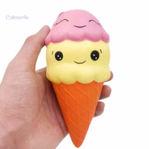 Détail du squishy glace avec texture douce et apaisante