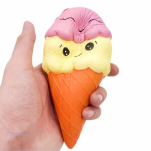 Variation de squishy glace aux couleurs vives et attrayantes