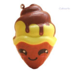 Accessoire squishy représentant une glace italienne