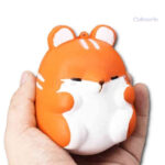 Jouet squishy en forme de hamster pour le stress