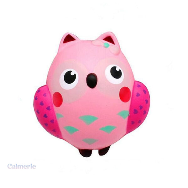squishy-hibou-1 Squishy Hibou doux et mignon en forme de hibou