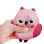 Variété de Squishy Hibou coloré et apaisant